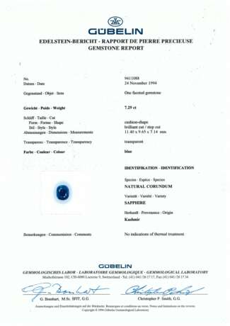 HARRY WINSTON SAPPHIRE AND DIAMOND RING - photo 3