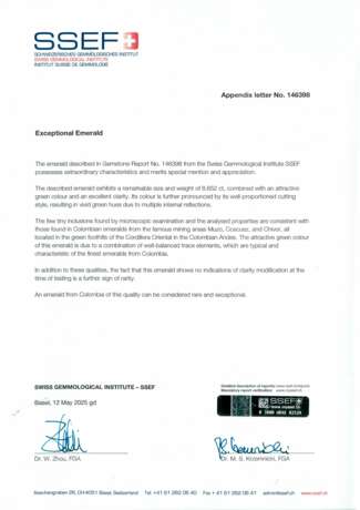 EMERALD AND DIAMOND RING - Foto 4