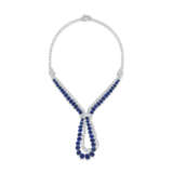 VAN CLEEF & ARPELS SAPPHIRE AND DIAMOND NECKLACE - photo 1