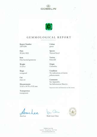 EMERALD AND DIAMOND RING - фото 4