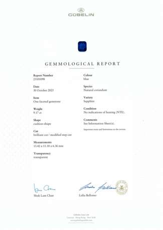 BUCHERER SAPPHIRE AND DIAMOND EARRINGS - photo 3