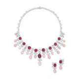 SET OF CONCH PEARL, SPINEL AND DIAMOND JEWELLERY - photo 1