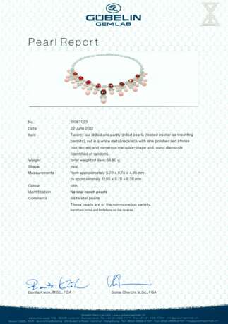 SET OF CONCH PEARL, SPINEL AND DIAMOND JEWELLERY - photo 4 SET OF CONCH PEARL, SPINEL AND DIAMOND JEWELLERY - photo 4