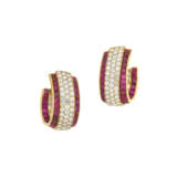 VAN CLEEF & ARPELS SUITE OF RUBY AND DIAMOND `VALIA` JEWELLERY - photo 5