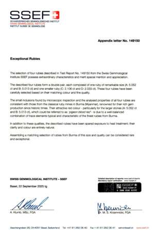 A SUPERB PAIR OF RUBY AND DIAMOND `RED BUTTERFLIES` EARRINGS, BY JAMES W. CURRENS - photo 5