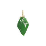 JADEITE AND DIAMOND PENDANT - photo 1