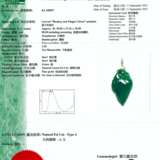 JADEITE AND DIAMOND PENDANT - photo 2