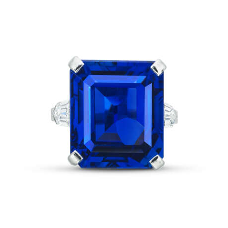 SAPPHIRE AND DIAMOND RING - photo 2