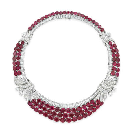 MULTI-GEM AND DIAMOND NECKLACE - фото 1