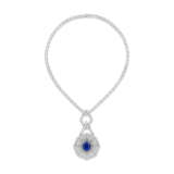 BUCHERER SAPPHIRE AND DIAMOND NECKLACE - photo 2