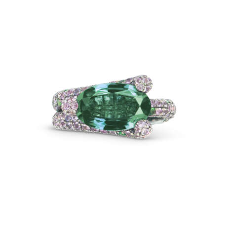 ALEXANDRITE AND MULTI-GEM RING - photo 3
