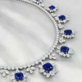 A MAGNIFICENT SAPPHIRE AND DIAMOND NECKLACE - photo 1