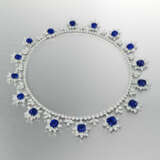 A MAGNIFICENT SAPPHIRE AND DIAMOND NECKLACE - photo 3