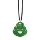 AN IMPORTANT JADEITE AND DIAMOND PENDANT - photo 3