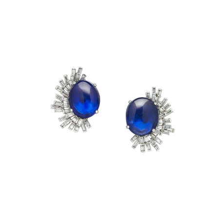 SET OF SAPPHIRE AND DIAMOND JEWELLERY - фото 3
