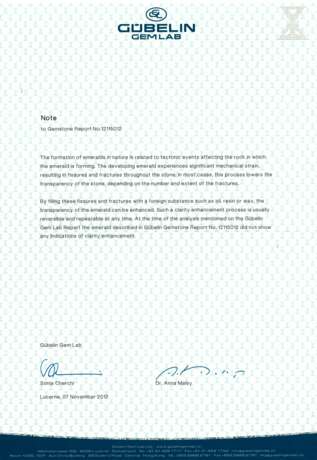 AN IMPRESSIVE EMERALD AND DIAMOND RING - photo 7