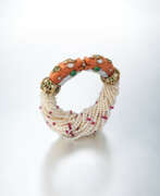 Koralle. A RARE MULTI-GEM &#39;CHIMERA/DRAGON HEAD&#39; BRACELET, BY CARTIER