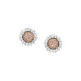 HARRY WINSTON DIAMOND AND COLOURED DIAMOND EARRINGS - photo 1