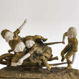 A group of figures "children in a wheelbarrow" - photo 4