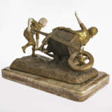 A group of figures "children in a wheelbarrow" - photo 5