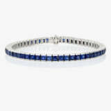 A Rivière bracelet with sapphires - фото 1
