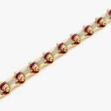A bracelet with rubies and diamonds - фото 2