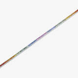A Rivière bracelet with multi-coloured sapphires - фото 2
