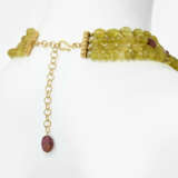 A four-strand tourmaline necklace - фото 2