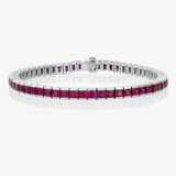 A Rivière bracelet with rubies - фото 1