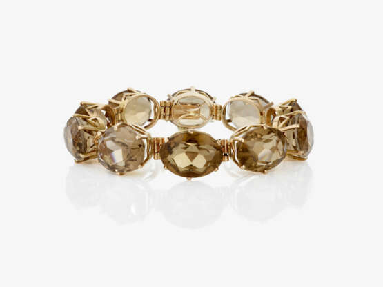 A bracelet with citrines - фото 1