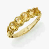 A bangle with large citrines - photo 1