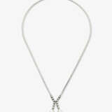 A necklace and brooch with diamonds and cultured pearls - фото 3