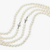 2 Akoya cultured pearl necklaces - photo 1