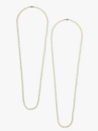 2 Akoya cultured pearl necklaces - photo 2