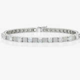 A vintage Cocktail bracelet adorned with brilliant-cut diamonds - photo 1