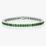 A Rivière bracelet with diopsides - фото 1