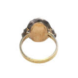 Antiker Ring mit graviertem Amethystcabochon - Foto 4