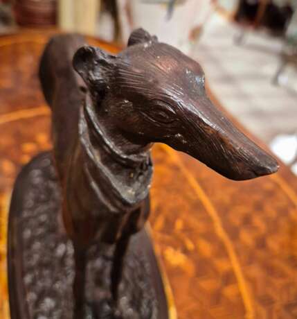 19th Century Statue of a Greyhound in Bronze in the Style of Pierre-Jules Mêne Bronce 19th century - photo 15 19th Century Statue of a Greyhound in Bronze in the Style of Pierre-Jules Mêne Bronce 19th century - photo 15