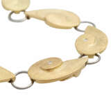 Moderne Halskette aus Gold und Platin, - photo 5