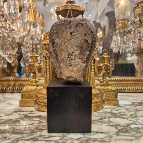 Shakyamuni Buddha head in sandstone Thailand Ayutthaya 17th century Grès cérame 17th century - photo 3