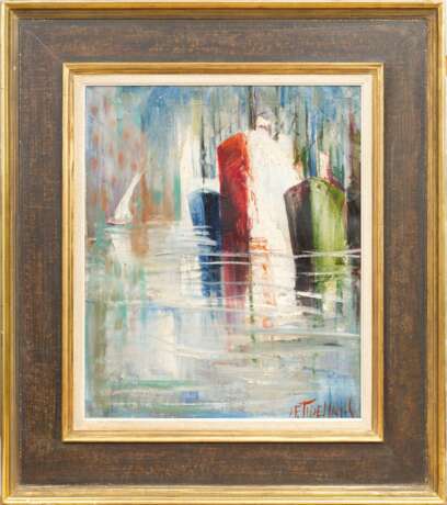 Bateaux dans le port Early 20th century - Foto 1