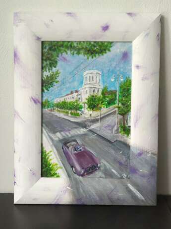 Улица Leinwand Gemischte Technik Expressionismus Stadtlandschaft Russland 2021 - Foto 1 Улица Leinwand Gemischte Technik Expressionismus Stadtlandschaft Russland 2021 - Foto 1