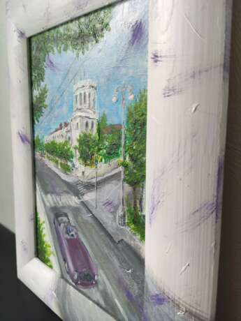 Улица Leinwand Gemischte Technik Expressionismus Stadtlandschaft Russland 2021 - Foto 2 Улица Leinwand Gemischte Technik Expressionismus Stadtlandschaft Russland 2021 - Foto 2