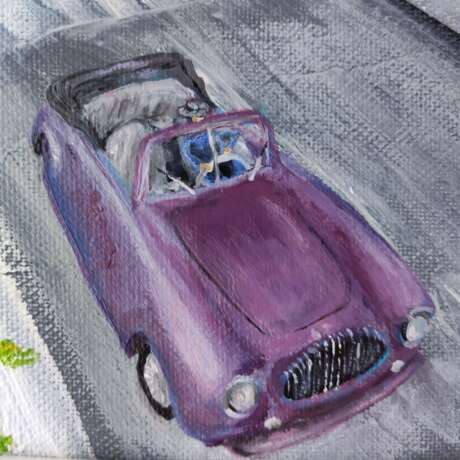 Улица Leinwand Gemischte Technik Expressionismus Stadtlandschaft Russland 2021 - Foto 3 Улица Leinwand Gemischte Technik Expressionismus Stadtlandschaft Russland 2021 - Foto 3