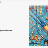 Painted Globe with a Rock Crystal and a Base in Gilt Bronze Bronze 21th century - Foto 5