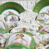 Уникальный столовый сервиз Napoleon Sevre Polychrome painting Empire At the turn of 19th -20th century г. - фото 4