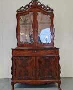 Обзор. Antique mahogany bookcase - secretary