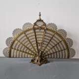 Beautiful fireplace screen Laiton Other style Mid-20th century - photo 4