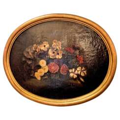 Still Life With Flowers, Signed Aurelia Riolso De Mortimer, Oil On Canvas, 1887