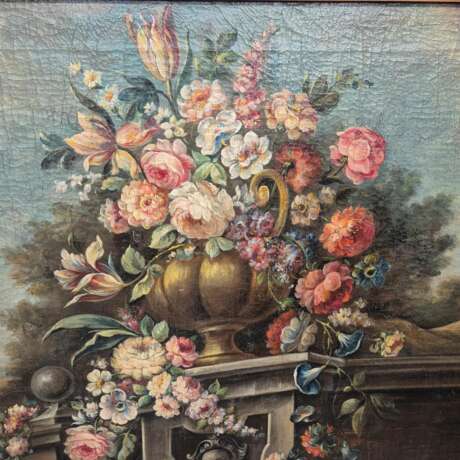 Large still life painting Italian School oil on canvas 18th century 18th century - photo 4